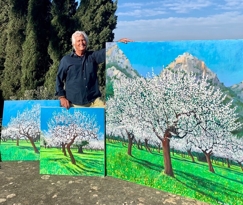 Alan Hydes with Almond blossom series