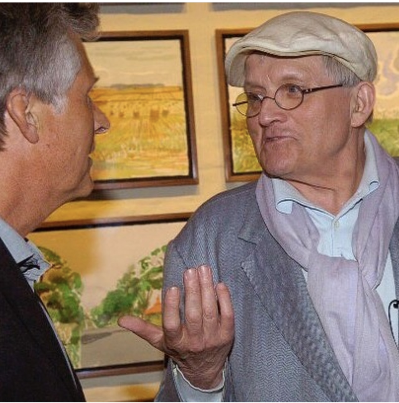 Alan hydes  with David Hockney